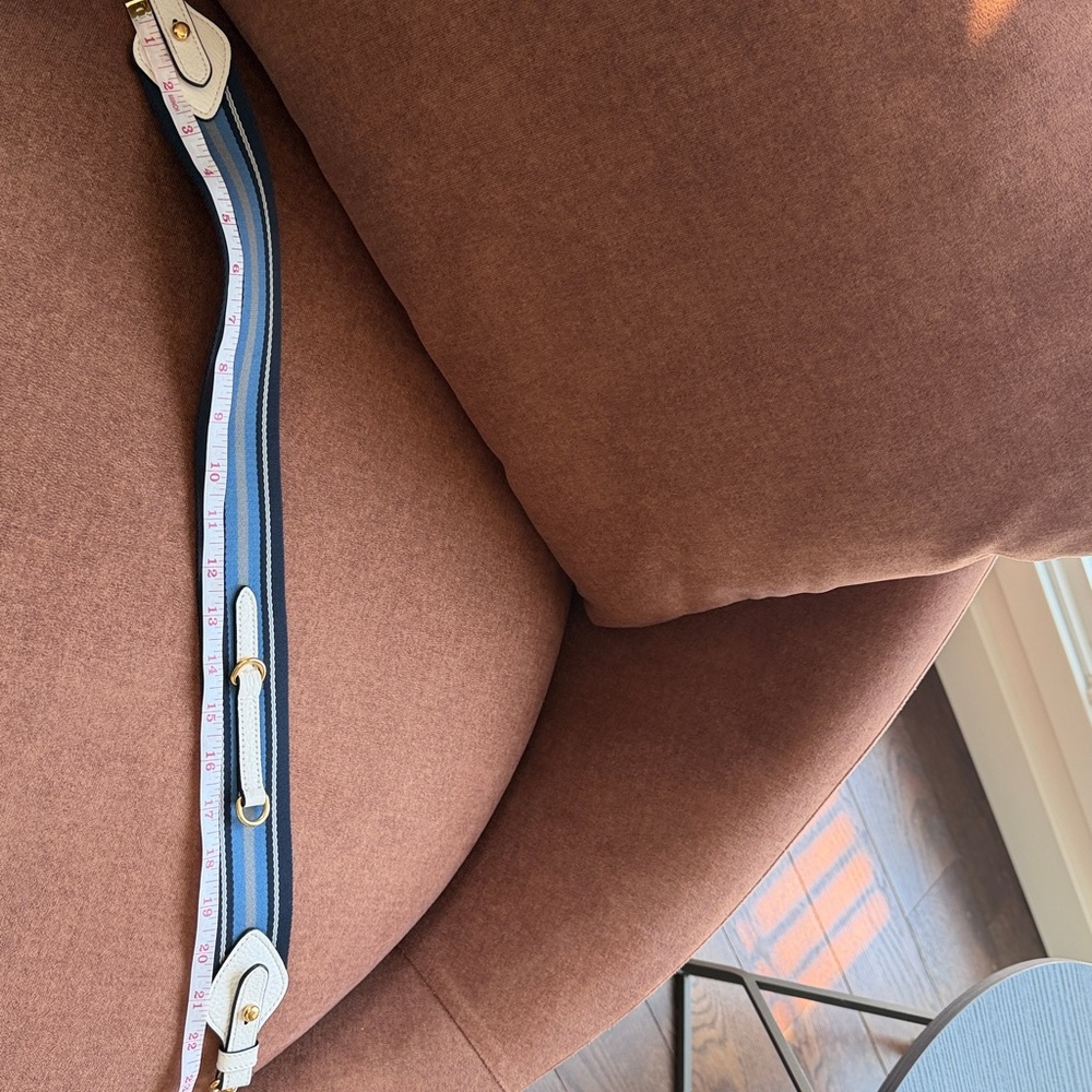 Prada White and Blue Leather Shoulder Bag - Picture 12 of 16